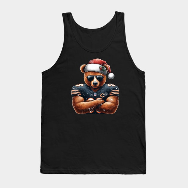 Chicago Bears Christmas Tank Top by Americansports